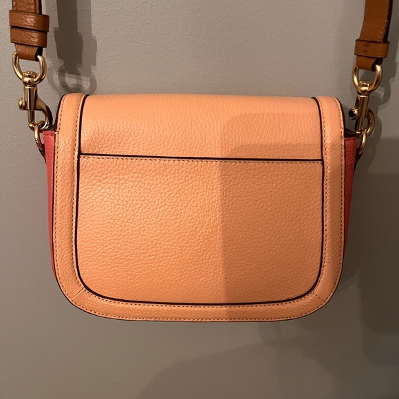 Authentic Coach Colourblock Saddle Bag - Picture 5 of 7